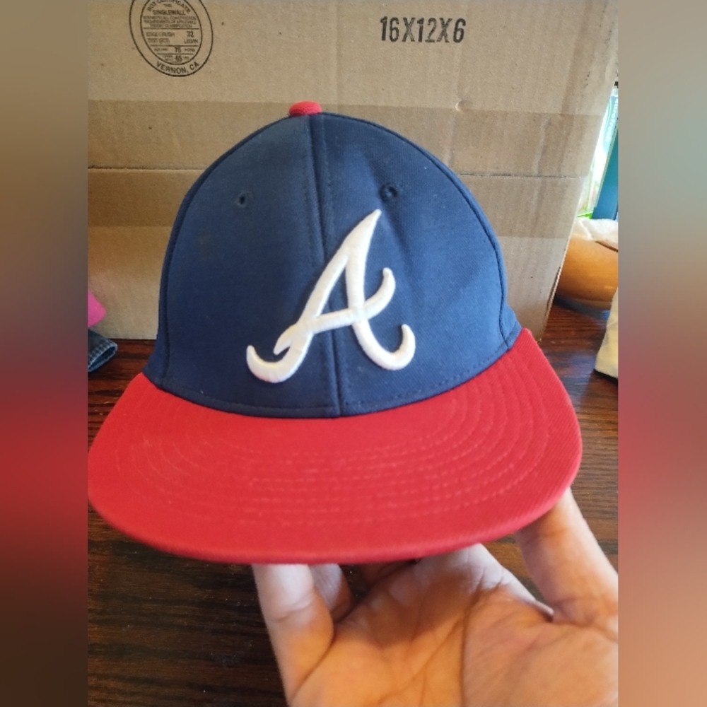 vintage atlanta braves Fitted Hat Size S/M